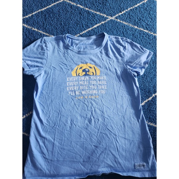 Life is Good Dog Womens Shirt M - Picture 1 of 6